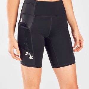 Fabletics high waisted ultra shine shorts